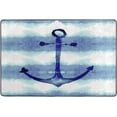 thumbnail image 4 of Dreamtimes Watercolor Nautical Anchors Sea Area Rug, 36"x24" Summer Marine Theme Floor Carpet Non-Slip Washable Indoor Door Mat for Bedroom Kitchen Entryway Bathroom, 4 of 7
