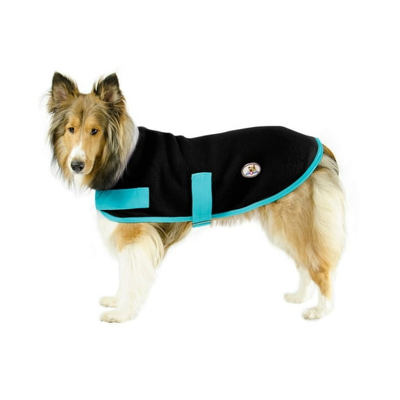 cuteNfuzzy Polar Fleece Lounger All Season Dog Coat for Indoors and Outdoors