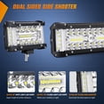 thumbnail image 4 of Set de barras de luz LED Nilight Side Shooter de 30 cm con 2 cápsulas, 4 of 9