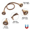 thumbnail image 3 of Minzimin 2Pack Magnetic Curtain Tiebacks Rope Decorative Holdbacks for Drapes, 3 of 6