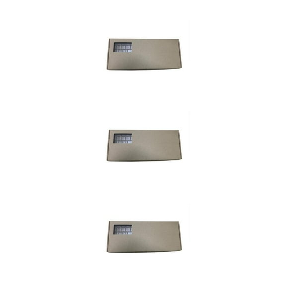 Transemion ABS Porte-Clés et Solution de Stockage Anti-Poussière Boîte Transparente Boîte de Collecte Transparente 2 Couches Style D 3Set