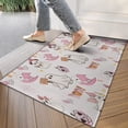thumbnail image 4 of Pink Halloween Ghosts Door Rugs,Washable Non Slip Door Mats Indoor,Decorative Door Mats,Entry Mat Indoor for Entrance,Bedroom,Kitchen,Bathroom,17"x30", 4 of 6
