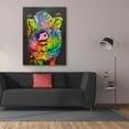 thumbnail image 3 of Epic Graffiti 'Little Round One' by Dean Russo, Canvas Wall Art, 40"x54", 3 of 8
