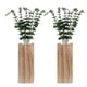 thumbnail image 2 of 2 piezas de eucalipto artificial con jarrón, rama artificial, jarrón colgante de eucalipto, decoración para puerta delantera, 2 of 8