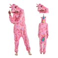 thumbnail image 1 of Pijamas de franela de dibujos animados para hombres y mujeres, ropa de dormir Unisex, mono de unicornio, Kigurumi Totoro, disfraces de Anime para adultos, Invierno, 1 of 4