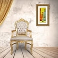 thumbnail image 3 of Pinto, Patricia 15x32 Gold Ornate Wood Framed with Double Matting Museum Art Print Titled - Murano Glass Panel I, 3 of 4