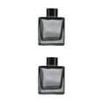 thumbnail image 3 of Difusores de Caña de Fragancia Bewildely para Dormitorio Vidrio Cuadrado 200mL Gris Humo 2piezas, 3 of 6