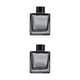 thumbnail image 2 of Wosthever Ambientador para dormitorio - Botellas cuadradas de vidrio para aromaterapia para fragancias Difusores de caña de fragancia 200 ml 200 ml gris humo 2piezas, 2 of 6