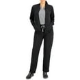 thumbnail image 3 of Hanes ComfortFit Stretch Zip-Front Bomber Scrub Jacket (Women's), 3 of 5