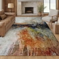 thumbnail image 6 of Addison Rugs Chantille Indoor/Outdoor Transitional Modern Paprika Machine Washable Rectangle Rug, 9' x 12', 6 of 8