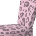 thumbnail image 3 of Designart "Pink Leopard Skin" Upholstered Cabin & Lodge Accent Chair and Arm Chair, 3 of 5