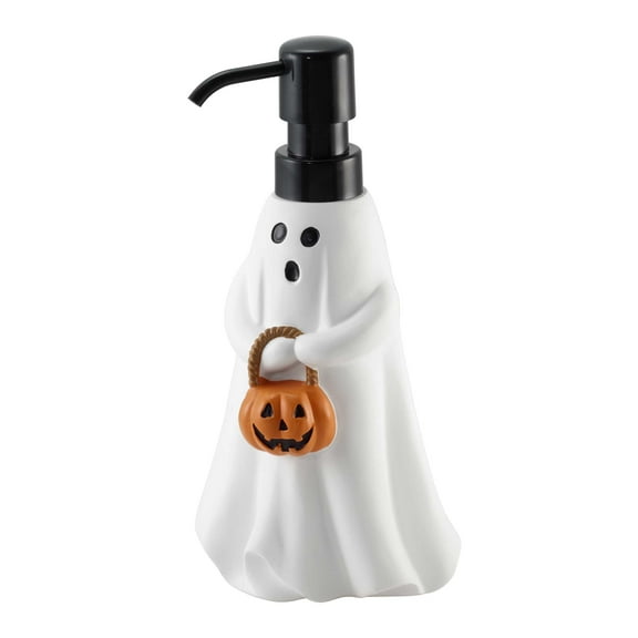 Avanti Linens White Ghost Halloween Lotion Dispenser