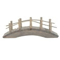 thumbnail image 1 of MasteelfCA 1 Pce Pont en Arche de Simulation Pont Miniature Déco Mini Maison Fournitures (Brun Clair), 1 of 7