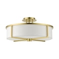 thumbnail image 5 of Livex Lighting - Wesley - 4 Light Semi-Flush Mount in Contemporary Style - 19, 5 of 13