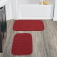 thumbnail image 2 of Garland Rug Sedona Washable Bath Rug Set, 2 Piece (21"x34" & 17"x24") Classic Red, 2 of 4