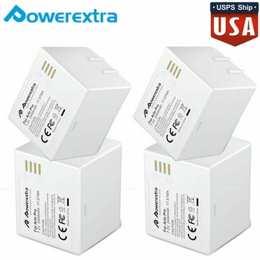 4 Pack 2440mAh 7.2V Rechargeable Li-ion Battery for ARLO PRO, PRO 2, Extra Rechargeable Camera VMA4400