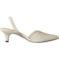 thumbnail image 6 of Bella Vita Women's Slingback Dress Heel, Pointy Toe Natural Snake, Size 5, 6 of 7