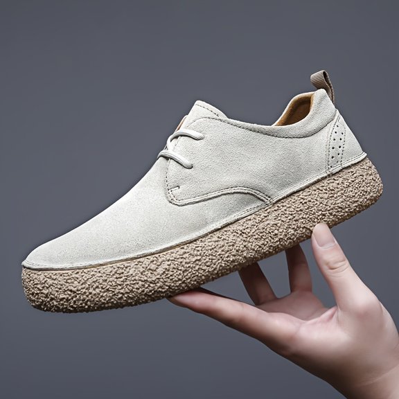 Men's Fashion Casual Shoes, Versatile Lace-Up Flat Shoes, Outdoor Daily Slip-On Shoes, Walking and Driving Casual Shoes, Lightweight Lace-Up Flat Shoes, Everyday Walking and Driving Shoes