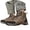 Brown, variant on Men's Sneakers Outdoor High Top Hiking Shoes For Big Size | Casual Travel Sneakers For Of All Sizes Grey 40