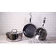 thumbnail image 3 of Cazo 18 cm Acero Inox SteelBlue Bergner con Tapa Apto Inducción, 3 of 8