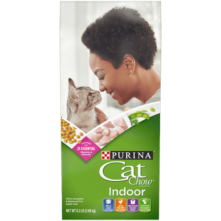 6.3-lb Purina Cat Chow Hairball, Healthy Weight, Indoor Dry Cat Food,
