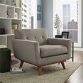 thumbnail image 5 of Hawthorne Collections Chaise d'Appoint Rembourrée en Granit, 5 of 5