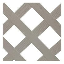 White Plastic Lattice Fence ( In.) for Use with Drevy Pools | Single Pack