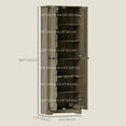 thumbnail image 3 of HOMCOM Armoire de Garde-Manger Style Ferme 67 Pouces, Armoire de Rangement Haute, Gris Vieilli, 3 of 10