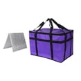 thumbnail image 3 of Bolsa Térmica para Entrega de Alimentos, Bolsa de Supermercado, Soporte Térmico, Calentador de Pizza con Base para Compras, Catering Profesional, violeta, 3 of 8