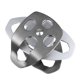 thumbnail image 5 of Polea oscilante lateral de escalada 32KN Cuerda de rodamiento de bolas Bucle coaxial doble Accesorios de seguridad de rescate Suministros seguros profesionales Gris Inevent OD002820-05, 5 of 7
