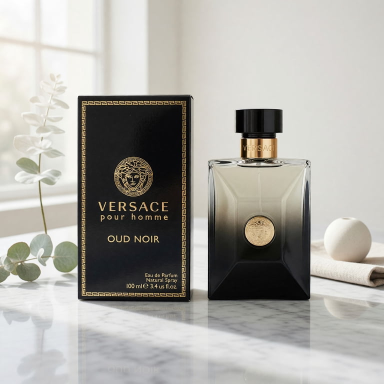 Versace, Eau De Parfum Spray, 3.4 oz, Oud Noir for Men - Walmart.com