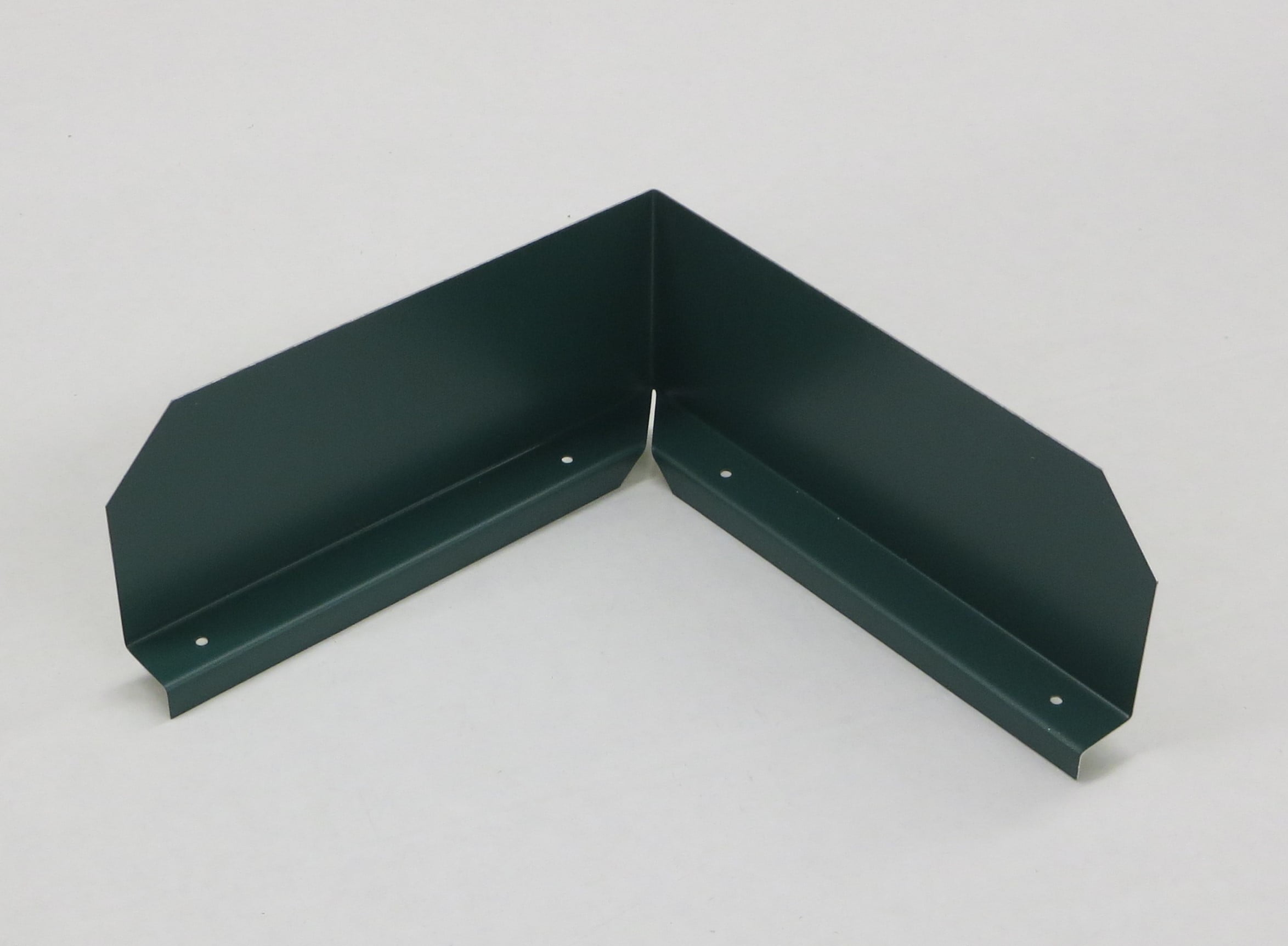 Bent (Inside Corner) Gutter Valley Splash Guards 3 ct Grecian Green