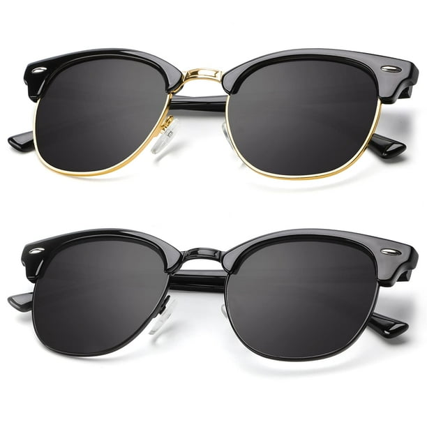 Gafas de sol KALIYADI polarizadas semisin montura que bloquean los rayos UV
