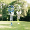 thumbnail image 2 of Zingz & Thingz 13" Blue and Silver Hummingbird Outdoor Wind Chimes, 2 of 2