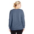 thumbnail image 2 of Just My Size Chandail en Molleton Col Rond ComfortSoft EcoSmart pour Femmes, 1X, Marine, 2 of 2