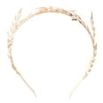 thumbnail image 1 of EeaseMX Diadema de hojas doradas, tocado para boda, corona para el cabello, joyería decorativa para novias y mujeres, 1 of 8