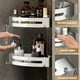 thumbnail image 3 of Estante de baño sin taladro, estante de esquina de ducha, botella de champú montada en la pared, estante de almacenamiento de inodoro, accesorios de cocina de baño de aluminio, 3 of 4