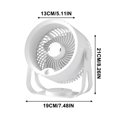 thumbnail image 2 of Fwttom Cooling Fan - Tabletop Air Circulator Fan, Small Desk Fan, Quiet Personal Fan for Bedroom Home Office, Fans That Blow Cold Air, 2 of 8