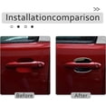 thumbnail image 2 of TINKI Fit for Toyota Tacoma 2016 2017 2018 2019 2020 2021 2022 2023 Door Bowl Cover, ABS Exterior Door Handle Protector Trim Frame Cover,Exterior Door Handle Bowl Cover Frame, 2 of 8
