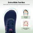 thumbnail image 4 of Jinta Shoes Women's Wide Toe Box Orthopedic Walking Shoes, Arch Support Sneakers for Plantar Fasciitis Relief Size 6 Wide, 4 of 10