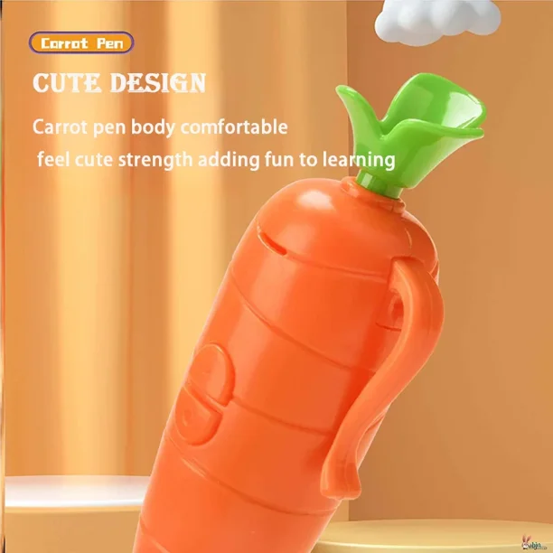 Stylo Enregistreur Vocal Carotte Mignon - Jouet Écriture Et Enregistrement Pour Enfants