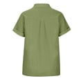thumbnail image 3 of Womens Tops Dressy Casual Summer Flutter Sleeve T-Shirts Trendy Ruffle Short Sleeve Loose V-Neck Tunic Tops, 3 of 7