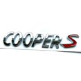 thumbnail image 1 of Silver/red Mini Cooper S Rear Boot Badge Emblem 150mm X 50mm, 1 of 1