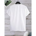 thumbnail image 3 of 【New Arrival】Hurley Men's T-Shirt Tropical Palm Print Graphic Tee Casual Crew Neck Short Sleeve Cotton Summer Beach Streetwear Tops White, 3 of 7