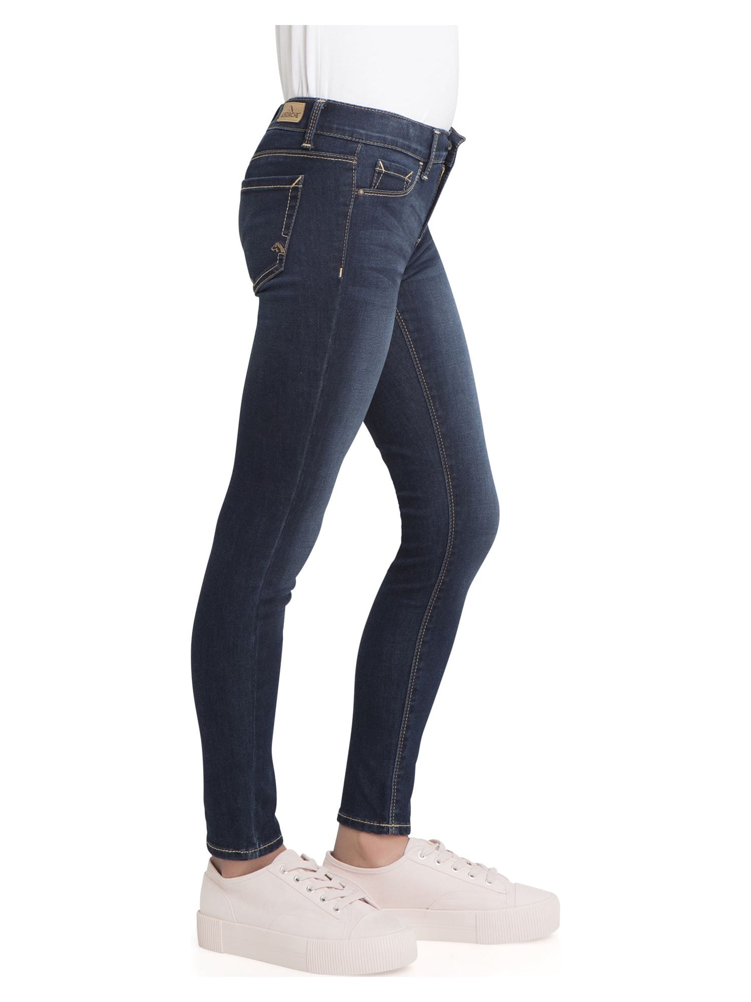 Jordache Girls's BE Powerful Premium Stretch Super Skinny Jean, Slim Fit  (Black Wash)
