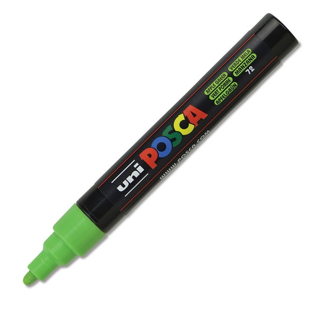 Uni-Posca Paint Marker - Apple Green, Bullet Tip, 2.5 mm ...