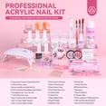 thumbnail image 4 of SAVILAND Acrylic Nail Kit with Everything : Acrylic Powder and Liquid Set with Gel Nail Polish Acrylic Nail Brushes Nail Decoration Nail Supplies for Beginners, 4 of 8