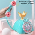 thumbnail image 3 of Educational Toy Phone, Chinese English Learning, Interactive Ringer Sounds, Cute Cartoon Design, for Boys, Early hood Development, Role-Playing Game, Toy Landline Phone, Plastic Material, for, 3 of 4