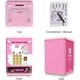 thumbnail image 4 of Hucha Electrónica de Juguete - (Versión Rosa Recargable) Mini Cajero Automático con PIN Simulado y Desbloqueo de Huellas Dactilares - Caja de Música para Niños, Niños y Niñas de 3 a 8 Años, 4 of 5