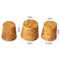 thumbnail image 5 of Sunjoy Tech 10Pcs Wine Bottle Stopper Soft Wood Corks Leakproof Good Sealing Biodegradable Reusable Wooden Cork for Wine Bottles, 5 of 7